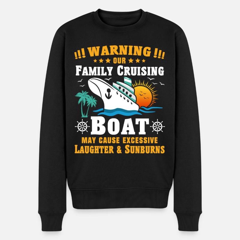 Croisière familiale - Pull Premium bio Homme - noir