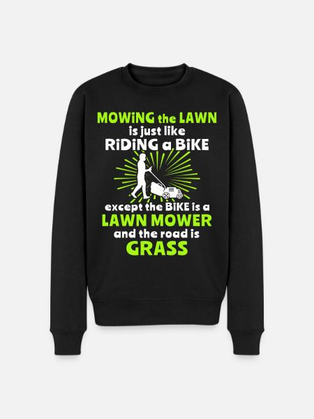 Lawn mowers Lawn mowing - Men's Premium Organic Jumper - black