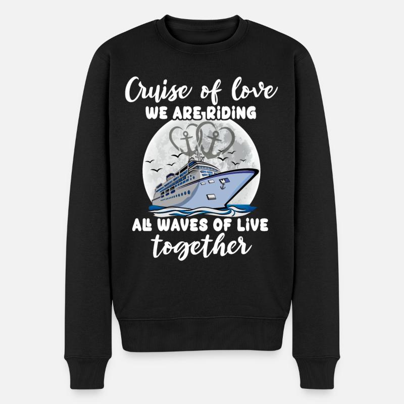 Croisière ensemble - Pull Premium bio Homme - noir