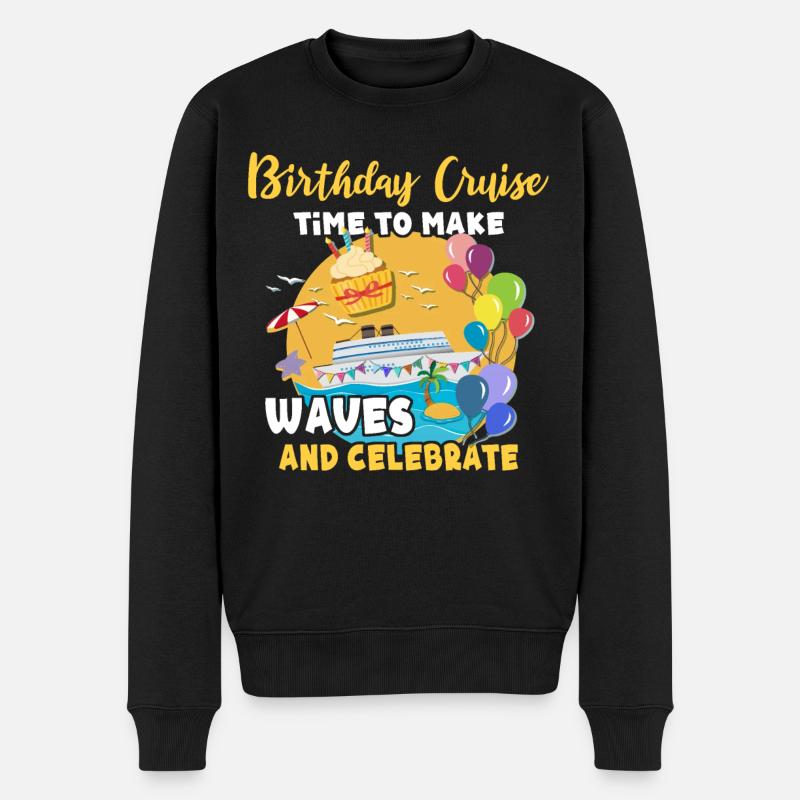 Anniversaire de croisière - Pull Premium bio Homme - noir