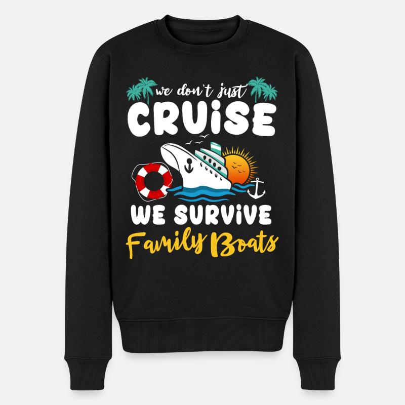 Croisière - Pull Premium bio Homme - noir