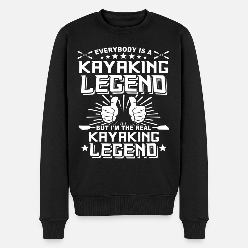 Kayaking Kayak - Pull Premium bio Homme - noir
