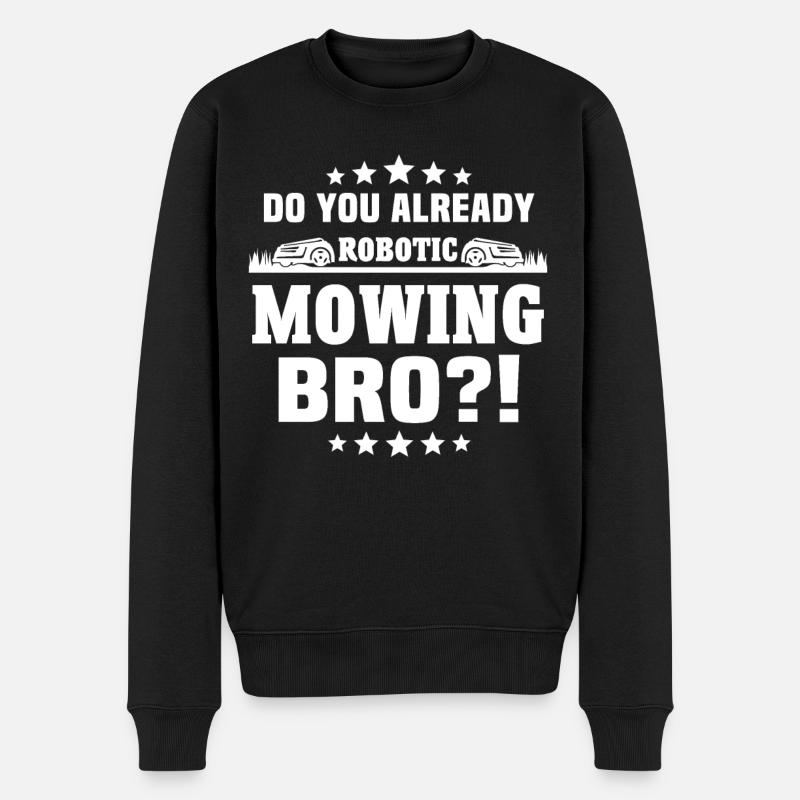 Tondeuse robot - Pull Premium bio Homme - noir
