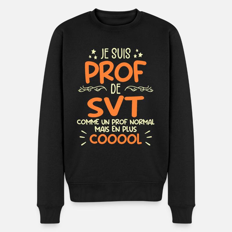 Prof de SVT super cool - Pull Premium bio Homme - noir