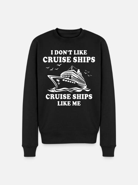 Kreuzfahrturlaub - Männer Premium Bio Pullover - Schwarz