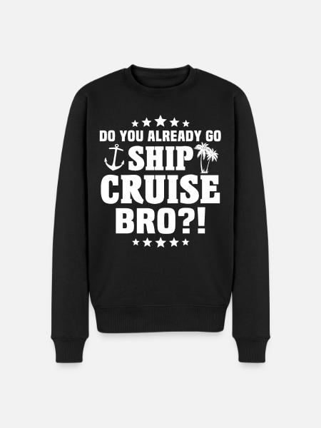 Croisière Croisière Vacances - Pull Premium bio Homme - noir