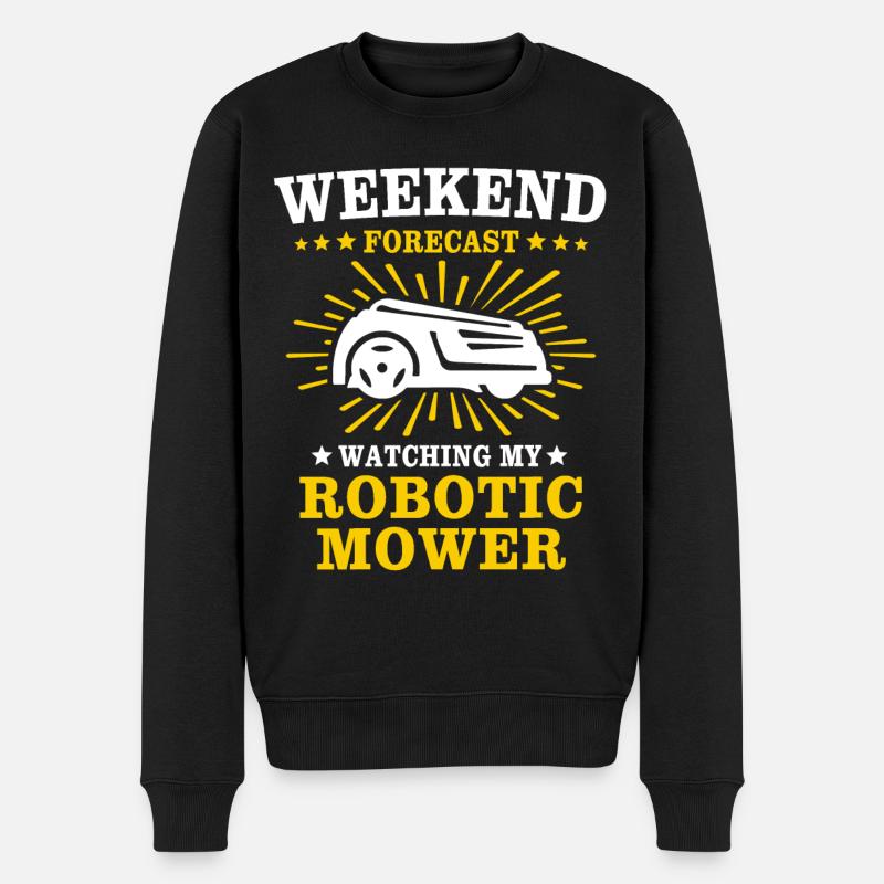 Tondeuse robot - Pull Premium bio Homme - noir