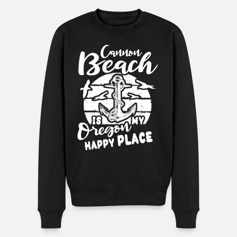 Cannon Beach OU - Pull Premium bio Homme - noir