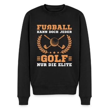 Golfsport Golf Humor Golfspieler Geschenk - Männer Premium Bio Pullover - Schwarz - Vorne - Nico (187cm)