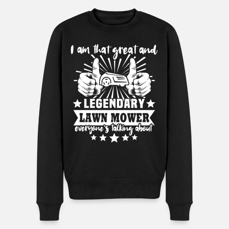 Tondeuse robot - Pull Premium bio Homme - noir