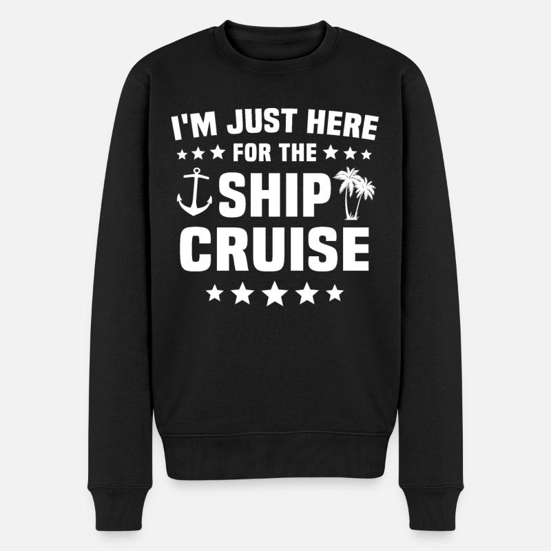 Vacances en croisière - Pull Premium bio Homme - noir