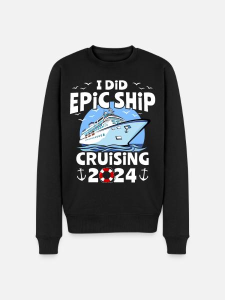 Cruise 2024 Cruise Ship - Men's Premium Organic Jumper - black