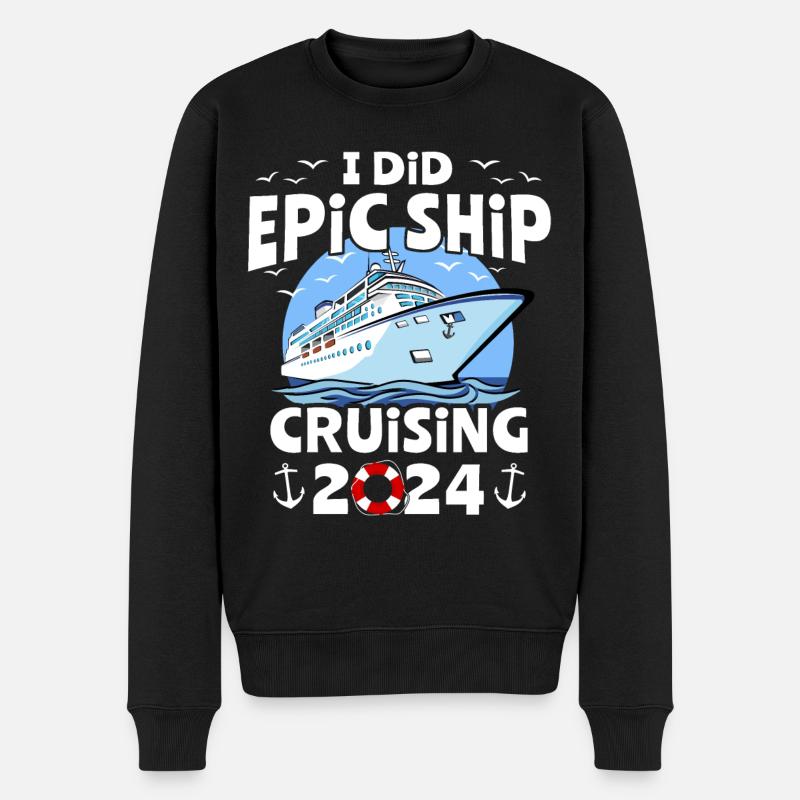 Croisière 2024 Navire de croisière - Pull Premium bio Homme - noir