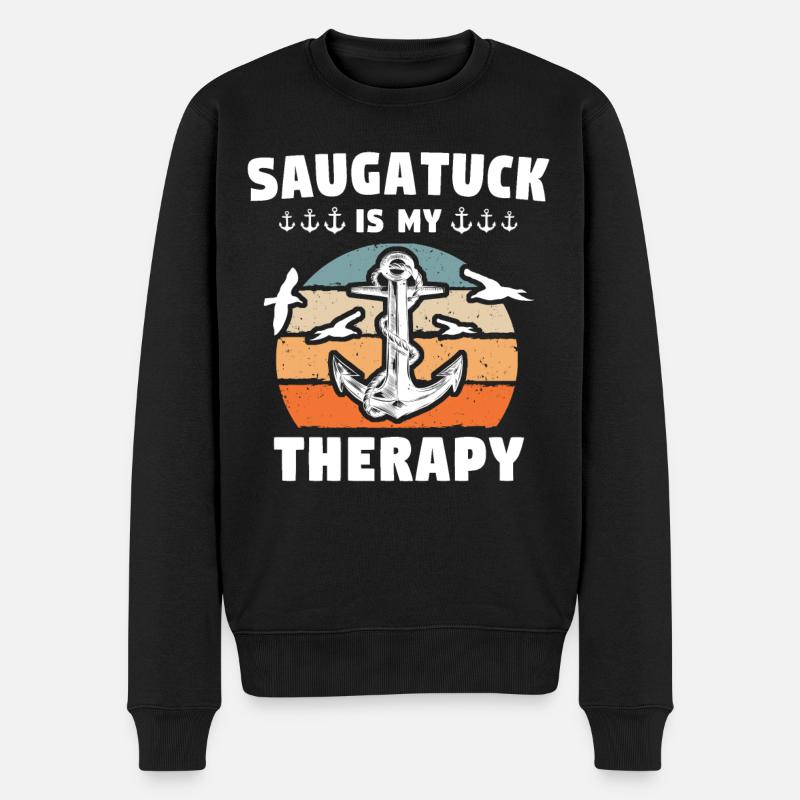 Saugatuck - Pull Premium bio Homme - noir