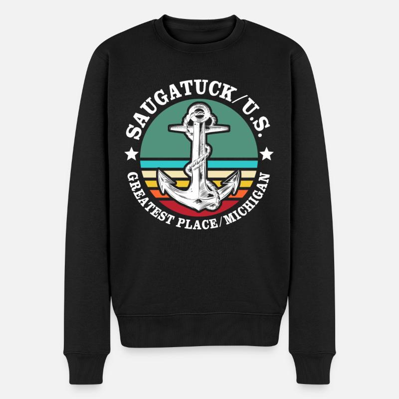 Saugatuck - Pull Premium bio Homme - noir