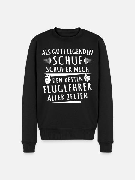 Fluglehrer - Männer Premium Bio Pullover - Schwarz