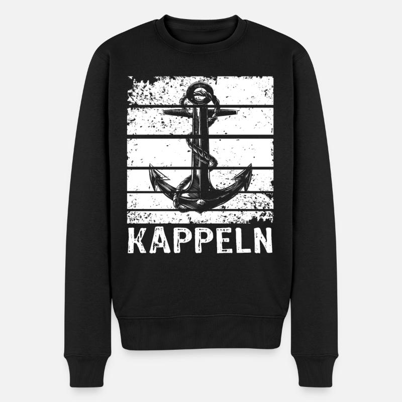 Kappeln Sprüche Kappelner Spruch - Männer Premium Bio Pullover - Schwarz
