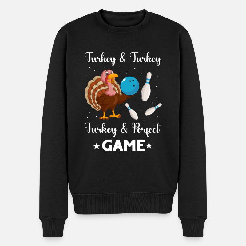 Bowling Turquie - Pull Premium bio Homme - noir