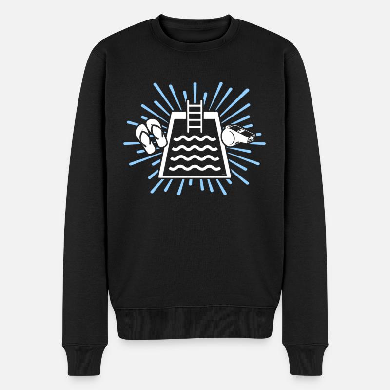 Maître nageur - Pull Premium bio Homme - noir
