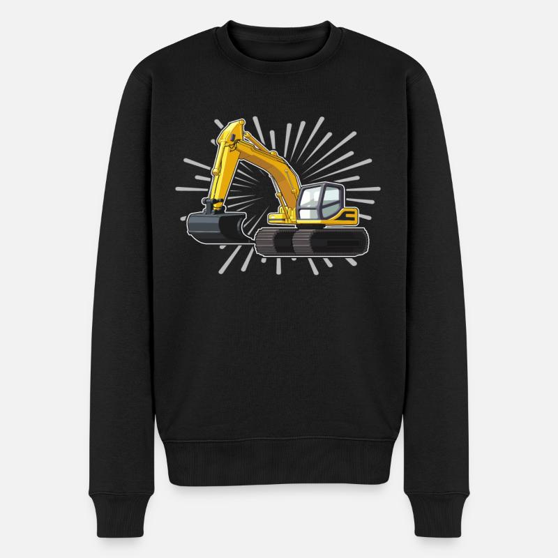Guide de l’excavatrice - Pull Premium bio Homme - noir