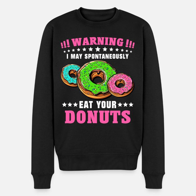 Doughnut Donut Lover Donuts - Pull Premium bio Homme - noir