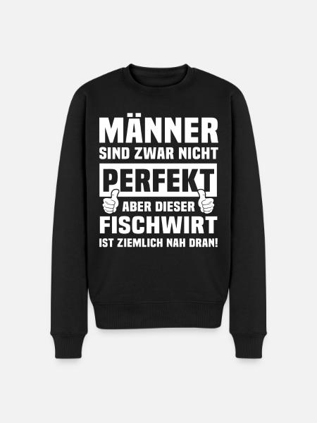 Fischwirt - Männer Premium Bio Pullover - Schwarz