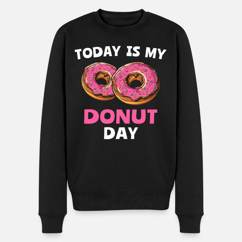 Beignet - Pull Premium bio Homme - noir