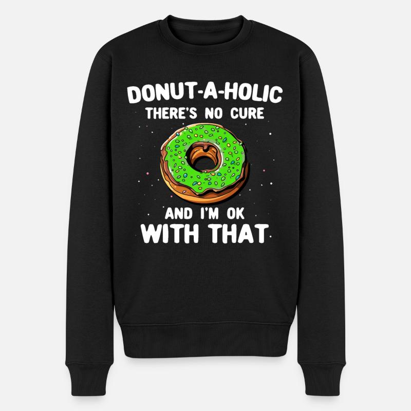 Beignets - Pull Premium bio Homme - noir