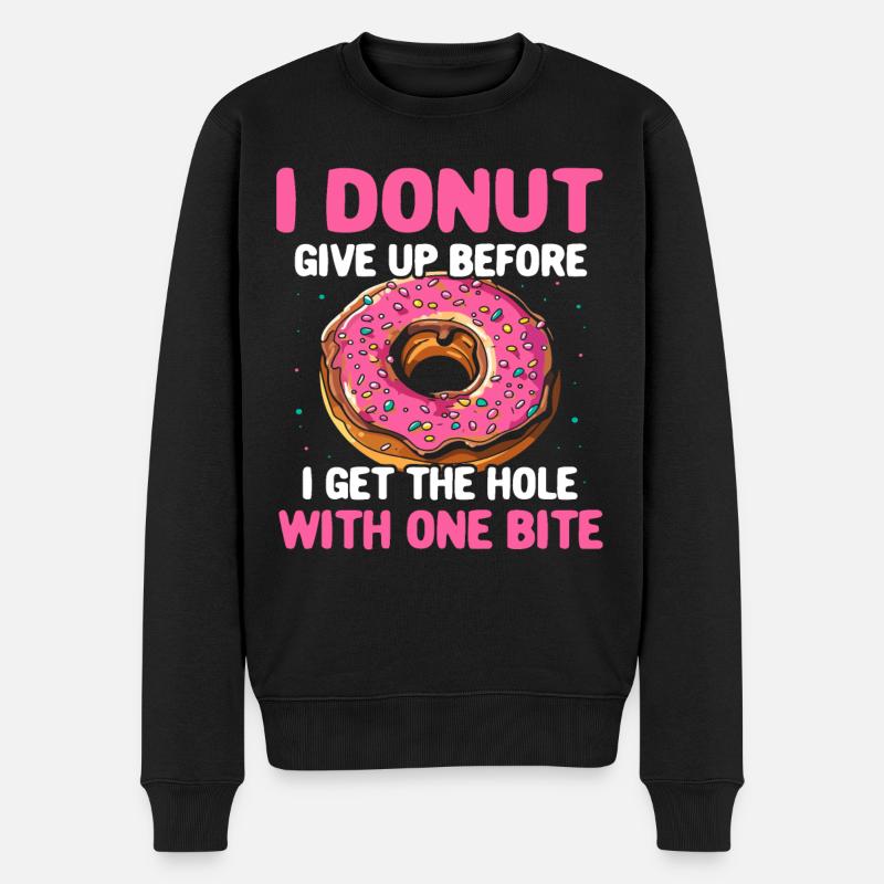 Donuts Dictons Beignets - Pull Premium bio Homme - noir