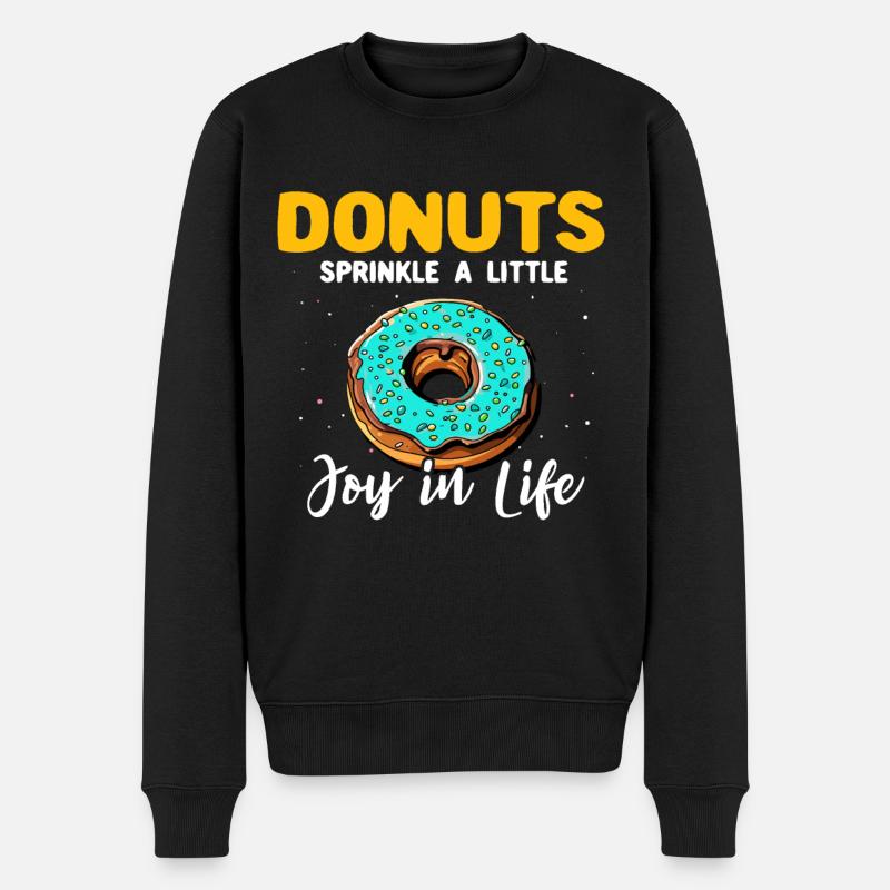 Donut Doughnut Donut Lover - Pull Premium bio Homme - noir