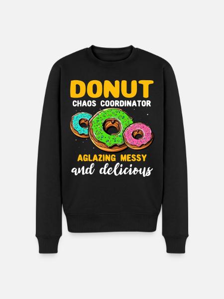 Donut Donut Lover - Men's Premium Organic Jumper - black
