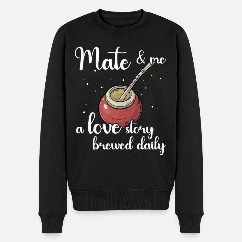 Yerba mate Bombilla - Pull Premium bio Homme - noir