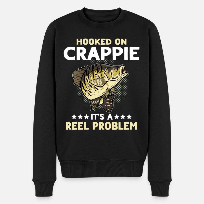 Pêche à la merde - Pull Premium bio Homme - noir