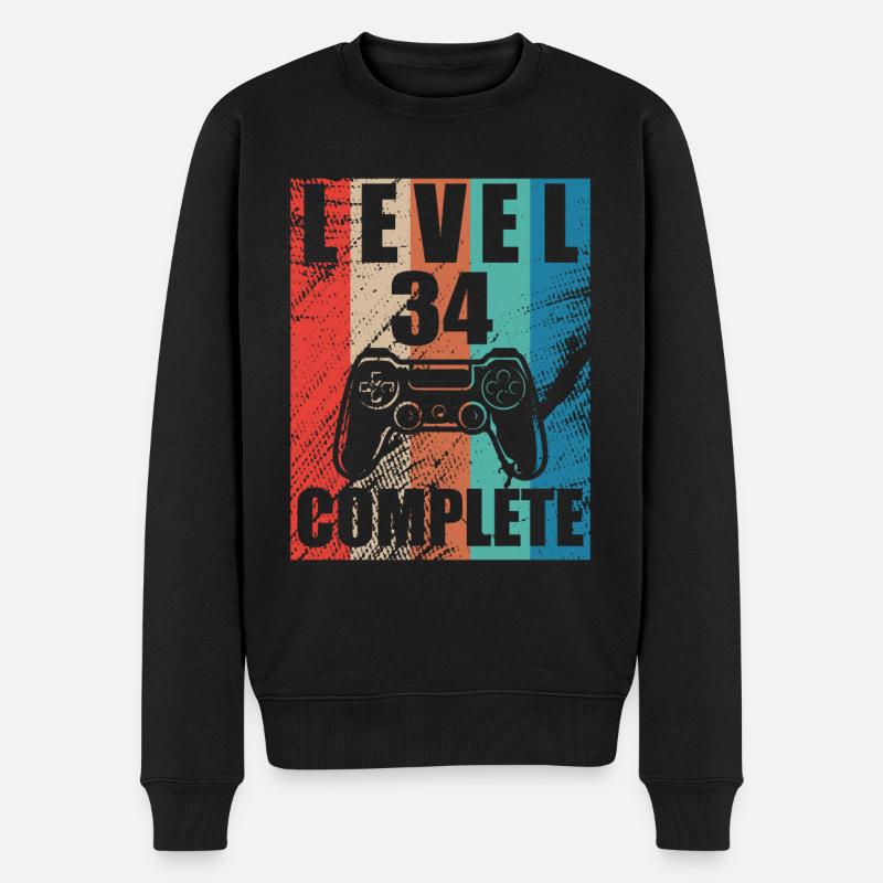 Niveau 34 complete - Pull Premium bio Homme - noir