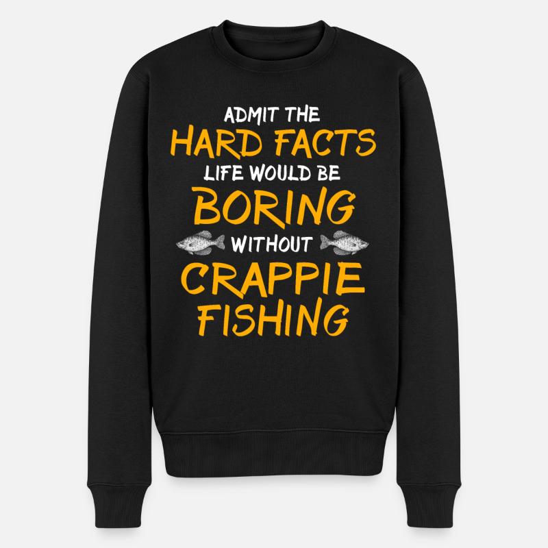 Pêche à la merde - Pull Premium bio Homme - noir