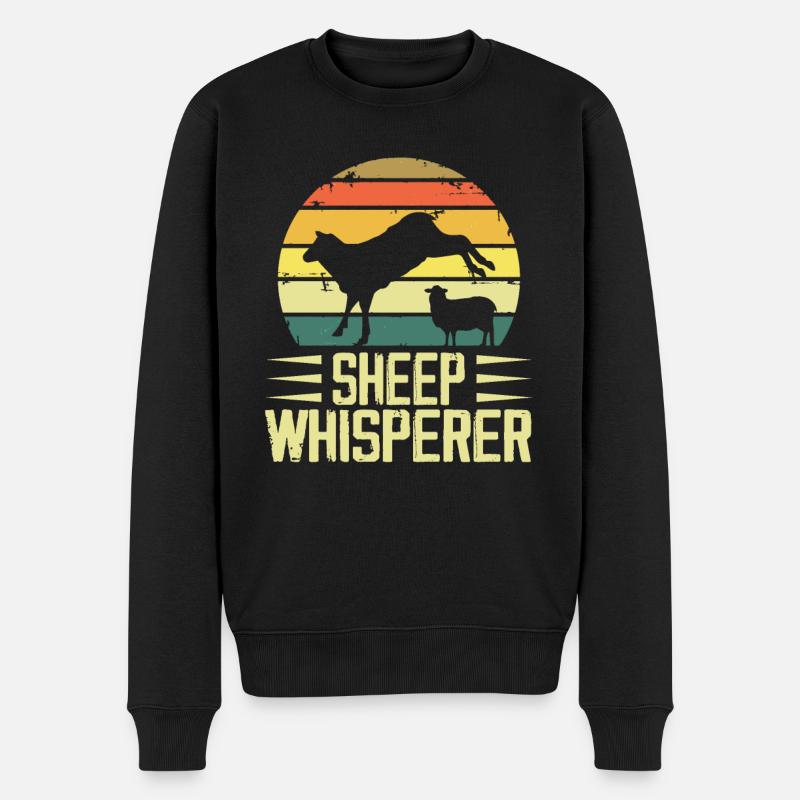 Sheep Whisperer - Farmer - Pull Premium bio Homme - noir