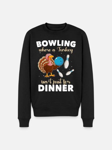 Bowler - Men's Premium Organic Jumper - black