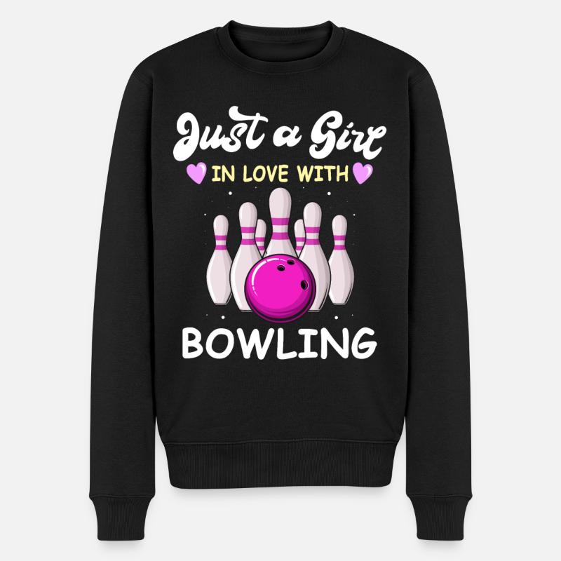 Quilleur de bowling - Pull Premium bio Homme - noir