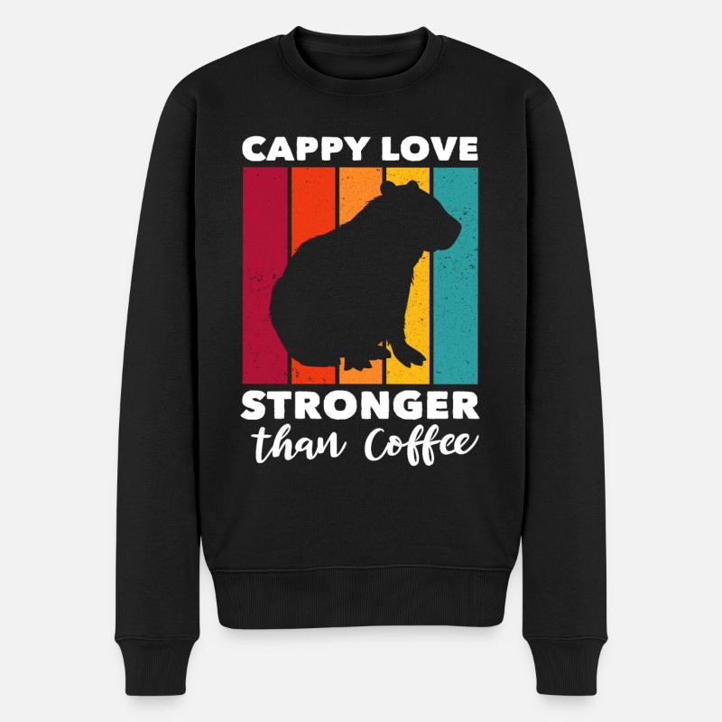 Capybara Capy - Pull Premium bio Homme - noir