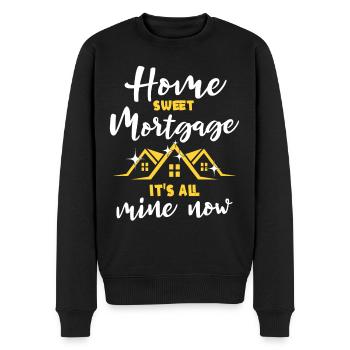Achat d’une maison Acheteur d’une maison - Pull Premium bio Homme - noir - Devant - Nico (187cm)