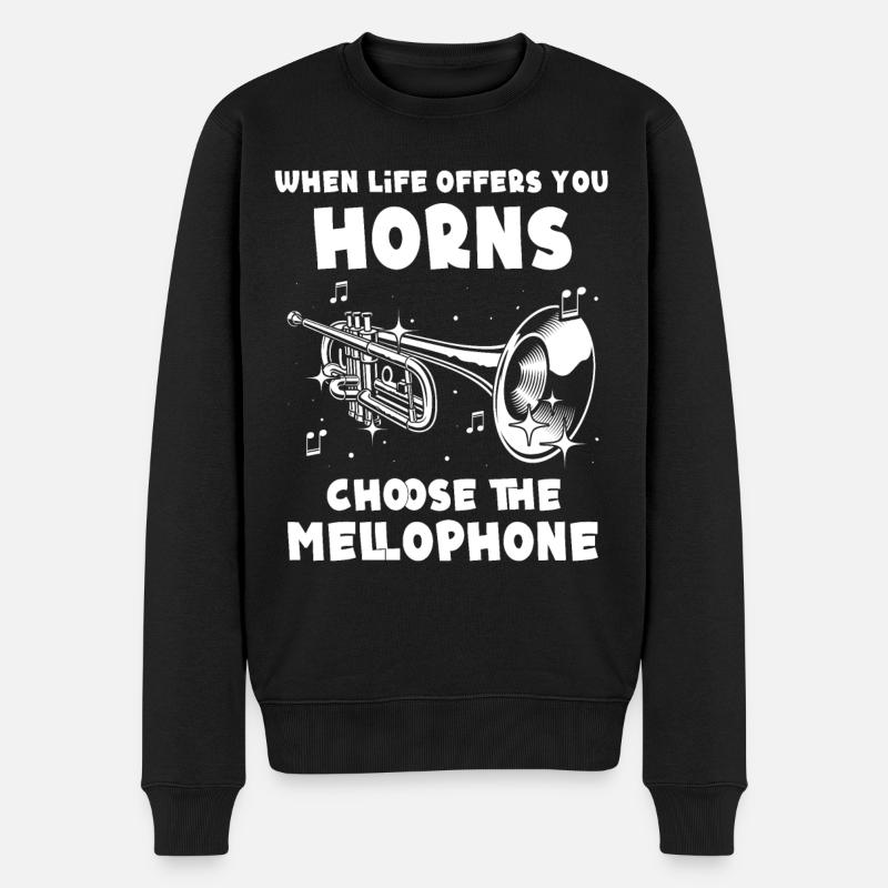 Mellophoniste - Pull Premium bio Homme - noir
