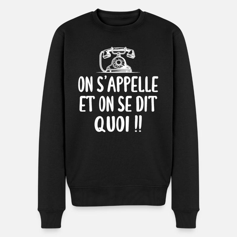 Chtimi, chti, ch'timi - Humour - Pull Premium bio Homme - noir