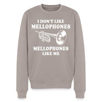 Mellophonspieler Mellophone - Männer Premium Bio Pullover - Taupe - Vorne - Nico (187cm)