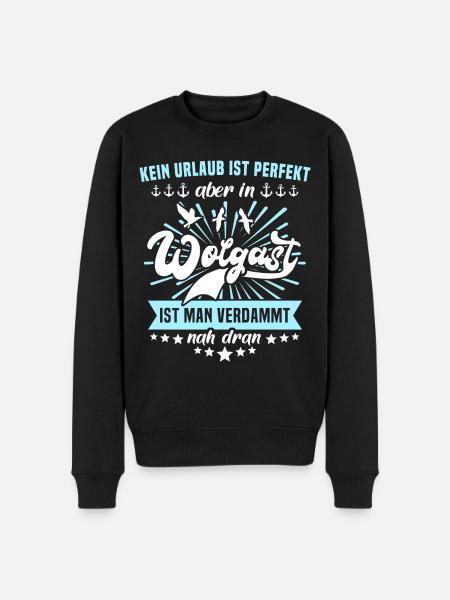 Wolgast Sayings - Men's Premium Organic Jumper - black