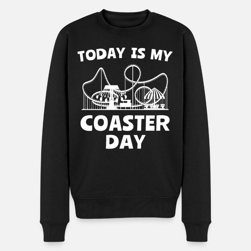 Roller Coaster Roller Coaster Lovers - Men's Premium Organic Jumper - black
