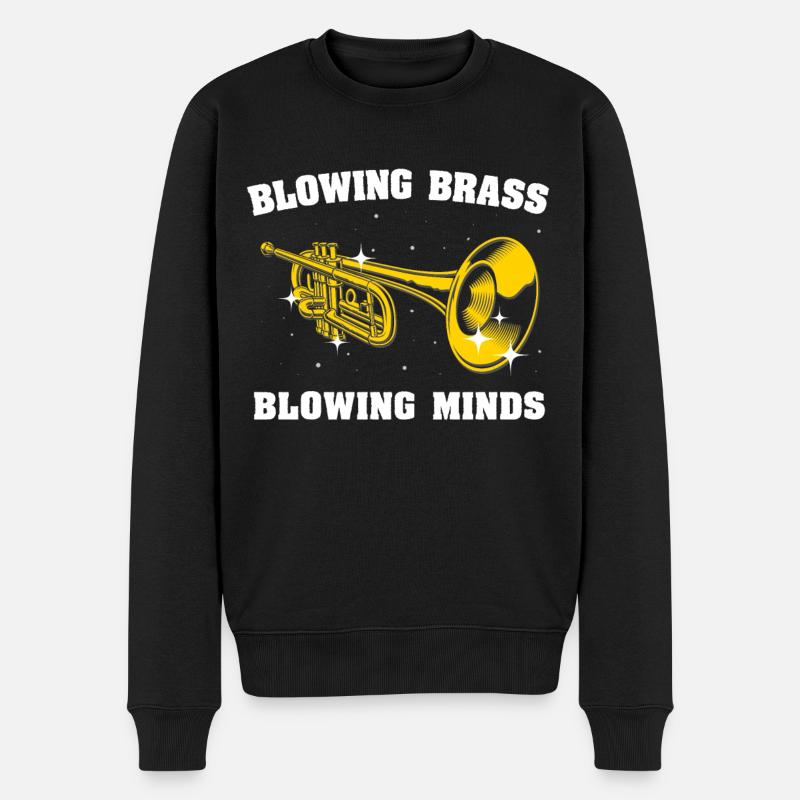 Mellophone Musicien Mellophoniste - Pull Premium bio Homme - noir