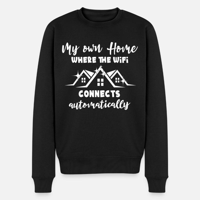 Propriétaire d’une maison neuve - Pull Premium bio Homme - noir