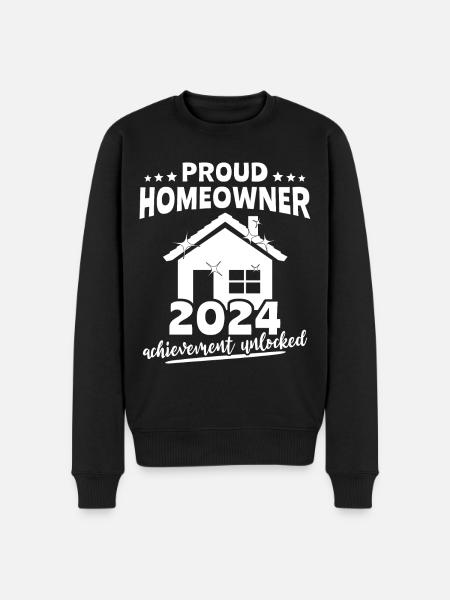 Homeowner New Home - Men's Premium Organic Jumper - black