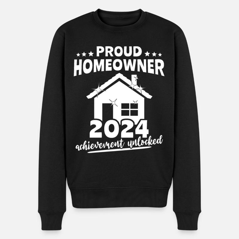 Propriétaire d’une maison neuve - Pull Premium bio Homme - noir