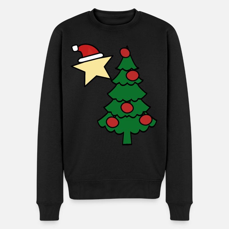 Boules de Noël Saint-Nicolas - Pull Premium bio Homme - noir
